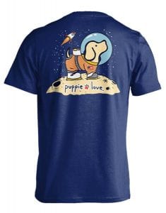 Puppie Love Space Dog T-shirt